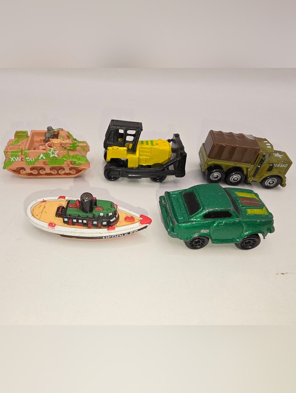 1987 Micro Machines Lot Camaro Bulldozer Military Cargo Truck M7 Priest Howitzer